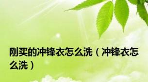 刚买的冲锋衣怎么洗（冲锋衣怎么洗）