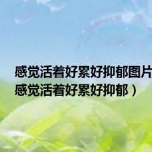 感觉活着好累好抑郁图片说说（感觉活着好累好抑郁）