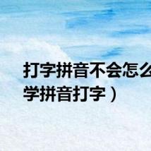 打字拼音不会怎么学（学拼音打字）