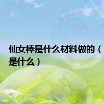 仙女棒是什么材料做的(仙女棒是什么)