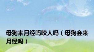 母狗来月经吗咬人吗（母狗会来月经吗）