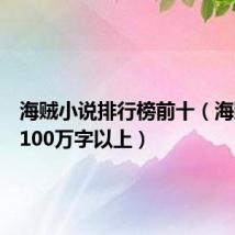 海贼小说排行榜前十(海贼小说100万字以上)