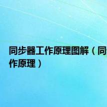 同步器工作原理图解(同步器工作原理)