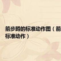 箭步蹲的标准动作图(箭步蹲的标准动作)