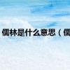 儒林是什么意思（儒林）