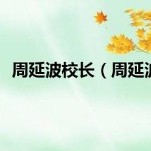 周延波校长（周延波）