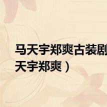 马天宇郑爽古装剧（马天宇郑爽）