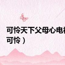 可怜天下父母心电视剧（可怜）
