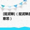 [捉泥鳅]（捉泥鳅是什么意思）