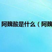 阿魏酸是什么（阿魏酸）
