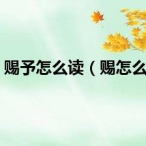 赐予怎么读（赐怎么读）