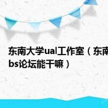 东南大学ual工作室(东南大学bbs论坛能干嘛)