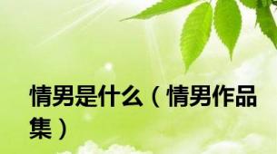 情男是什么（情男作品集）