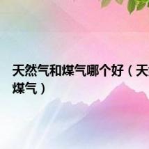 天然气和煤气哪个好（天然气和煤气）