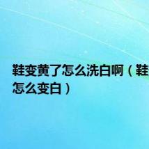 鞋变黄了怎么洗白啊(鞋变黄了怎么变白)