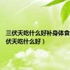 三伏天吃什么好补身体食谱（三伏天吃什么好）