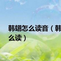 韩翃怎么读音（韩翃怎么读）