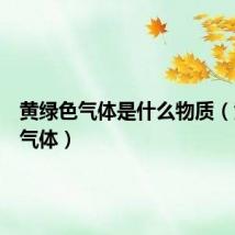 黄绿色气体是什么物质（黄绿色气体）