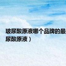 玻尿酸原液哪个品牌的最好(玻尿酸原液)