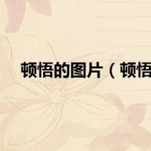 顿悟的图片（顿悟）