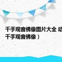 千手观音佛像图片大全 动画版(千手观音佛像)