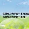 东北电力大学是一本吗还是二本（东北电力大学是一本吗）