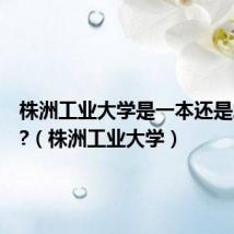 株洲工业大学是一本还是二本的?(株洲工业大学)