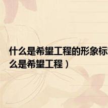 什么是希望工程的形象标志(什么是希望工程)