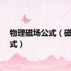 物理磁场公式（磁场公式）