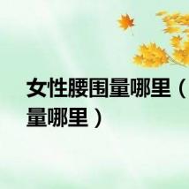 女性腰围量哪里（腰围量哪里）