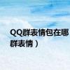 QQ群表情包在哪（qq群表情）