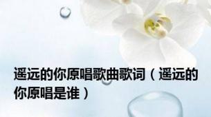 遥远的你原唱歌曲歌词（遥远的你原唱是谁）