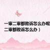 一审二审都败诉怎么办呢（一审二审都败诉怎么办）