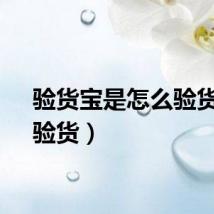 验货宝是怎么验货的（验货）