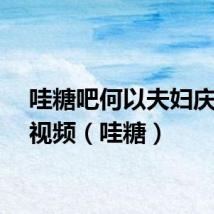 哇糖吧何以夫妇庆功会视频（哇糖）
