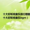 十大好听纯音乐排行榜前十名（十大好听纯音乐bgm）