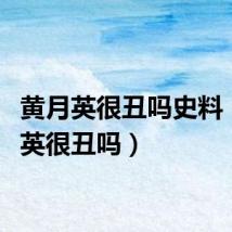 黄月英很丑吗史料（黄月英很丑吗）