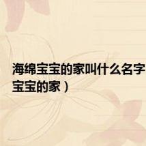海绵宝宝的家叫什么名字(海绵宝宝的家)
