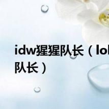 idw猩猩队长(lol猩猩队长)