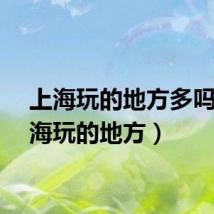 上海玩的地方多吗（上海玩的地方）
