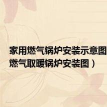 家用燃气锅炉安装示意图(家用燃气取暖锅炉安装图)
