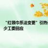 “红领巾系法变更”引热议 全国少工委回应