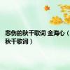 悲伤的秋千歌词 金海心（悲伤的秋千歌词）