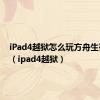 iPad4越狱怎么玩方舟生存进化（ipad4越狱）