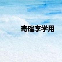 奇瑞李学用