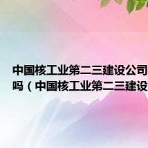 中国核工业第二三建设公司是国企吗(中国核工业第二三建设公司)