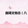 曲靖文物志（八）