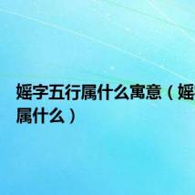 媱字五行属什么寓意(媱字五行属什么)