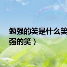 勉强的笑是什么笑（勉强的笑）