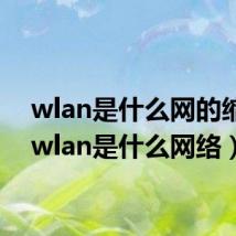 wlan是什么网的缩写(wlan是什么网络)
